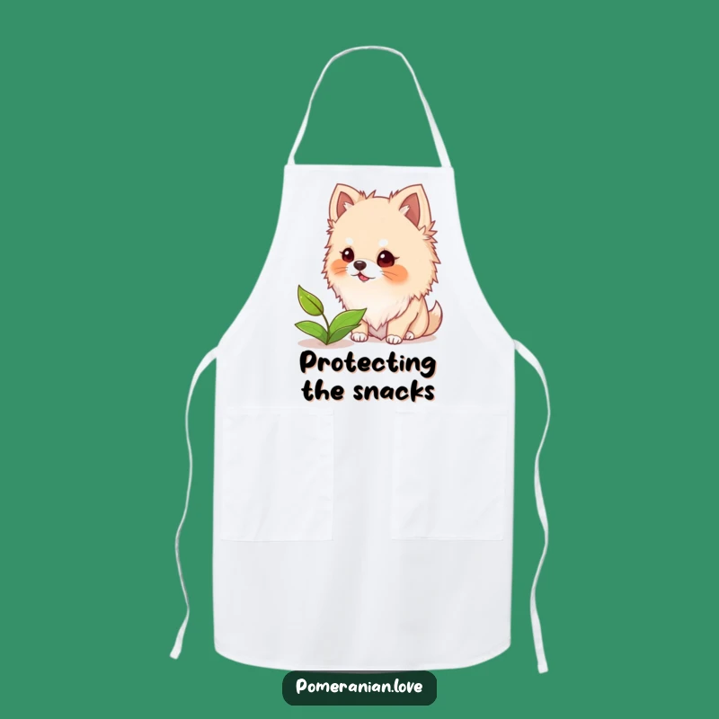 Funny Pomeranian Bark Apron: Kitchen Pup Play, Perfect Chef's Gift!