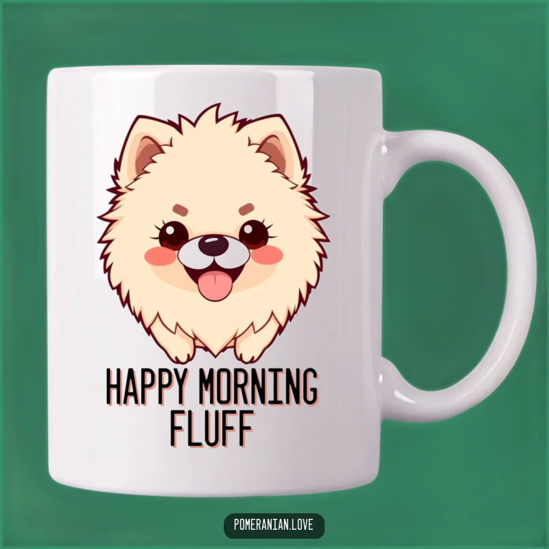 Funny Pomeranian Smile Mug: Joyful and Hilarious Gift