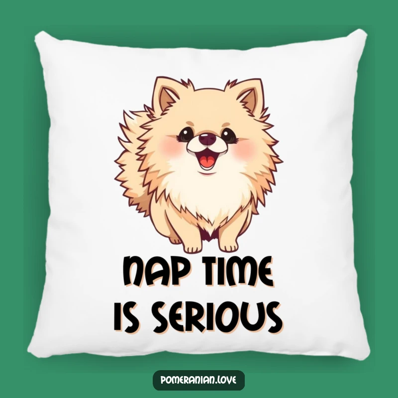 Comfy Funny Pomeranian Wagging Tail Pillow: Cuddle Up with Humor