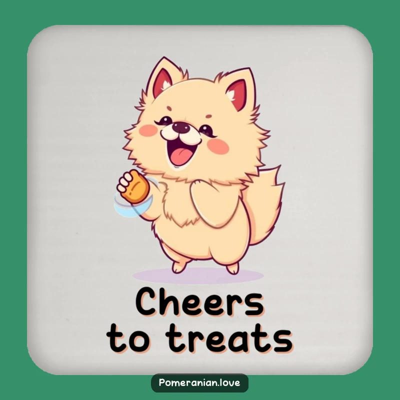 Funny Pomeranian Treat Jump Coaster - Energetic Protection Hilarious Gift