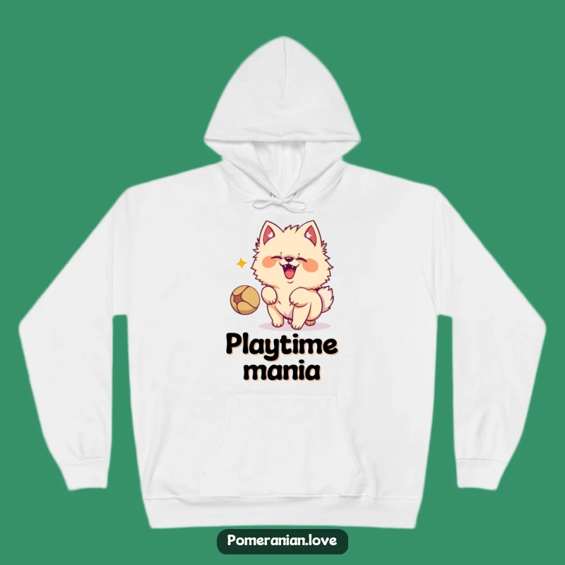 Cozy Funny Pomeranian Barking Hoodie - Warmth and Wags!