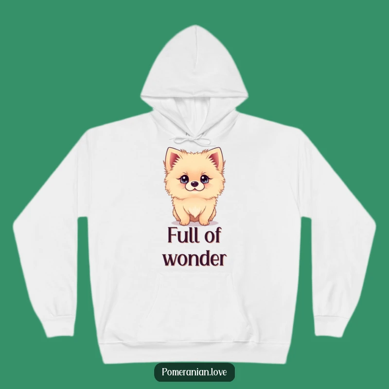 Funny Pomeranian Bright Eyes Hoodie - Cozy & Adorable Humor Gift