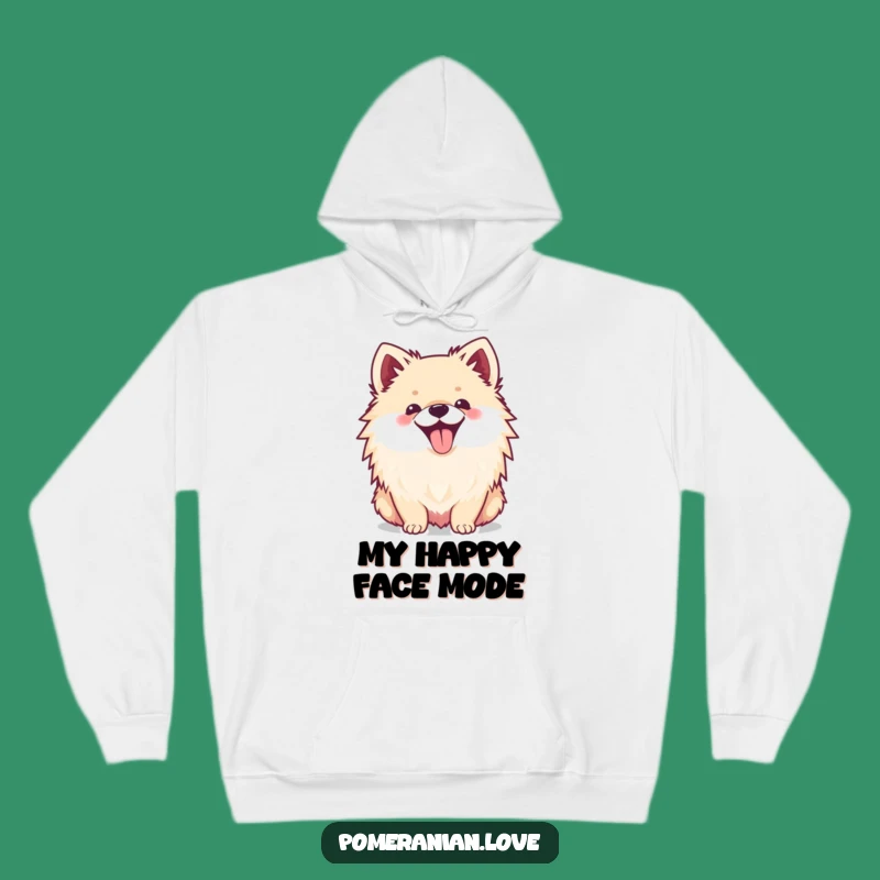 Funny Pomeranian Tongue Out Hoodie: Cozy Up With This Hilarious Doggy Grin!