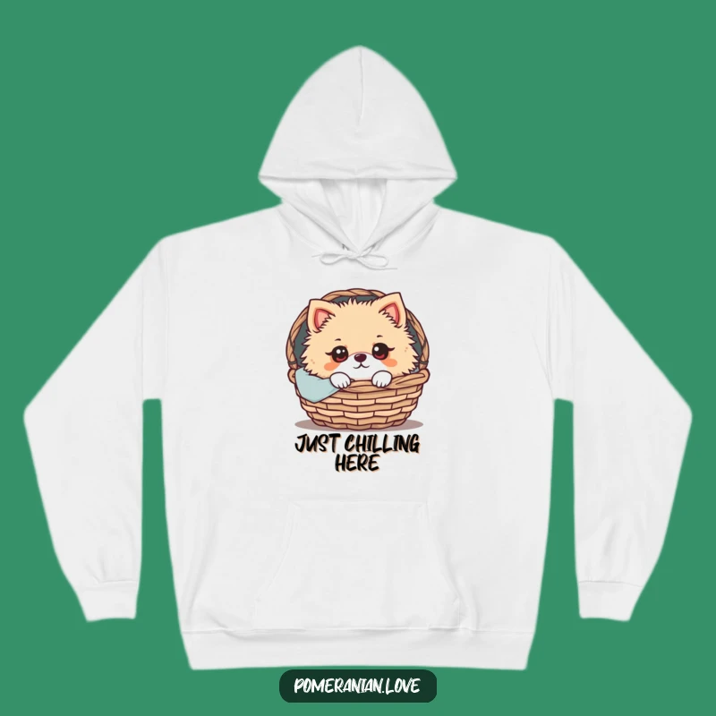 Funny Pomeranian Peek Hoodie: Cozy Comfort, Expressive Eyes, Perfect Dog Gift!