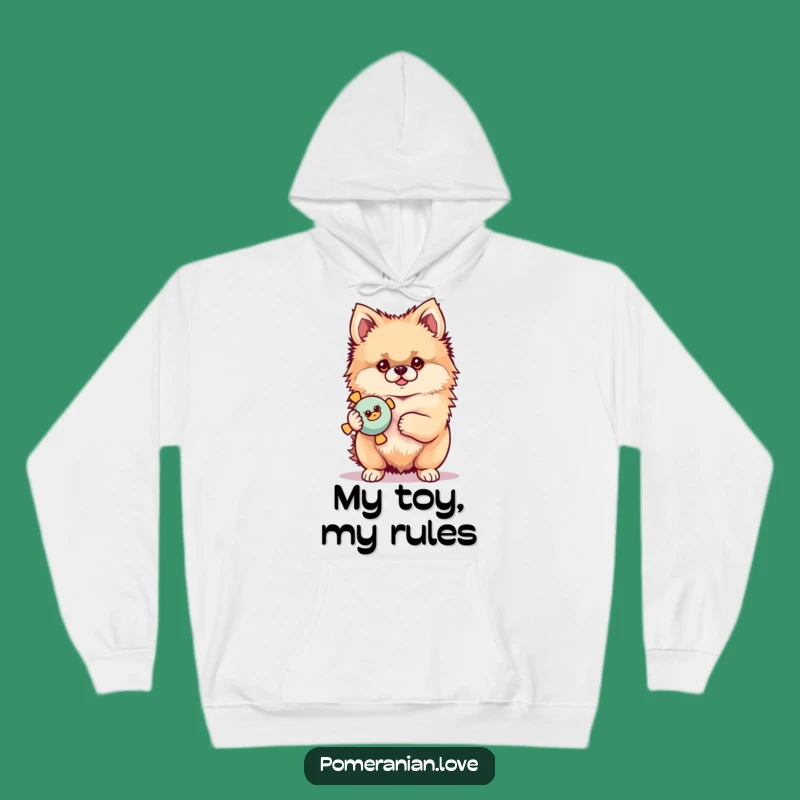 Cozy Funny Pomeranian Toy Hoodie: Snuggle Up with Pride and Play!
