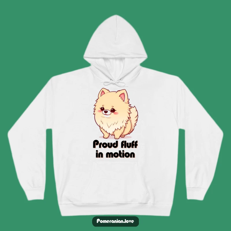 Funny Pomeranian Tail Wag Hoodie: Cozy Pup Love, Perfect Dog Parent Gift!