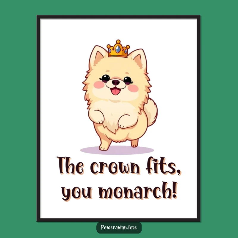 Funny Free Printable Pomeranian Wall Art Downloadable Art Royal