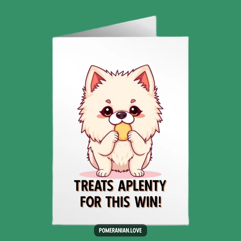 Congrats Free Printable Card: Alert Pomeranian, Your Funny Downloadable Gift!
