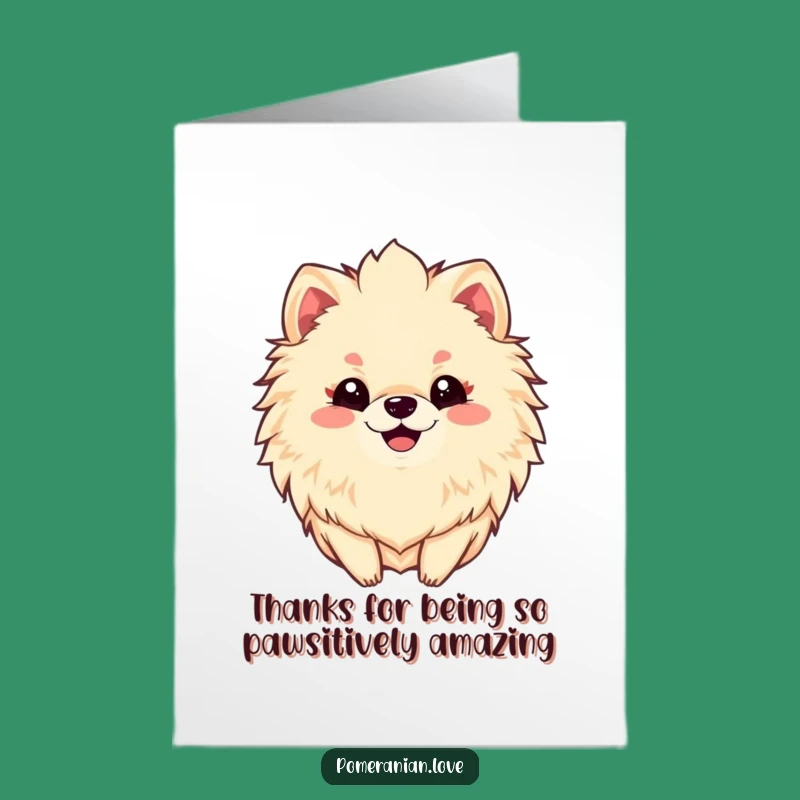 Free Printable Funny Thank You Card: Fluffy Pup - Sweet Downloadable Gratitude