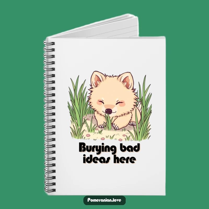 Funny Pomeranian Digging Notebook: Hilarious Journal for Dog Lovers' Thoughts