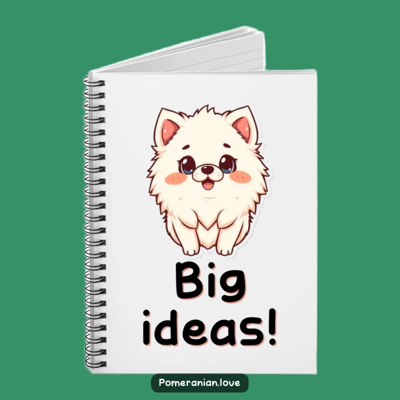Funny Surprised Pomeranian Notebook - Hilarious Journal for Dog Lovers