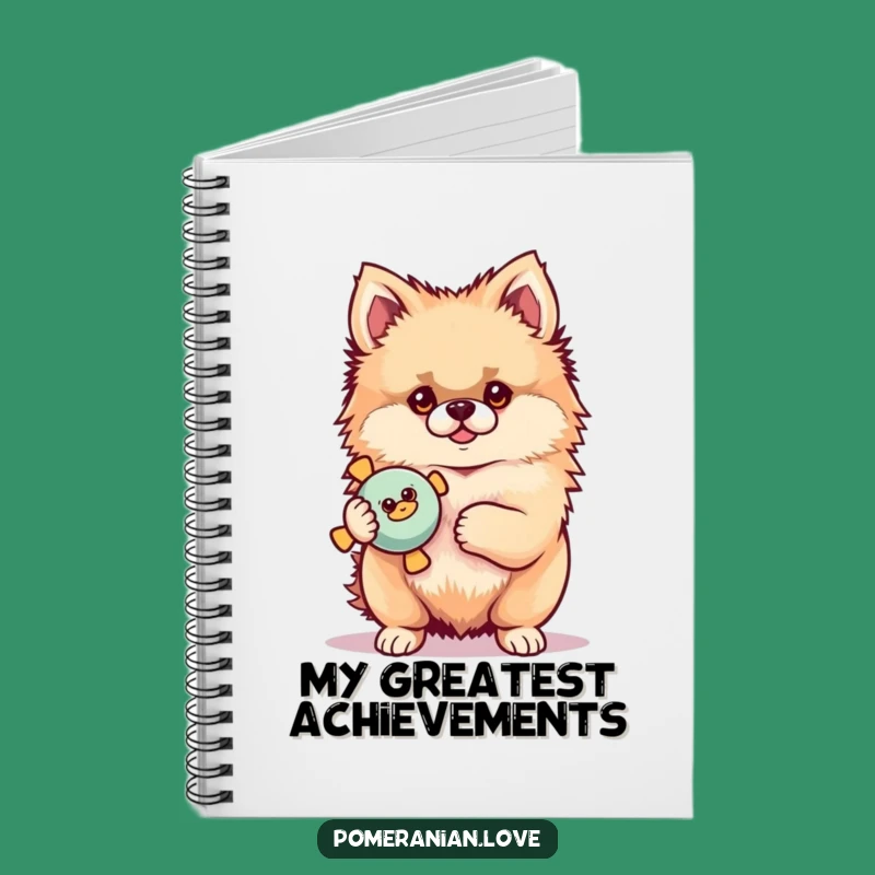 Funny Pomeranian Toy Journal: Record Your Triumphs with Playful Pups!