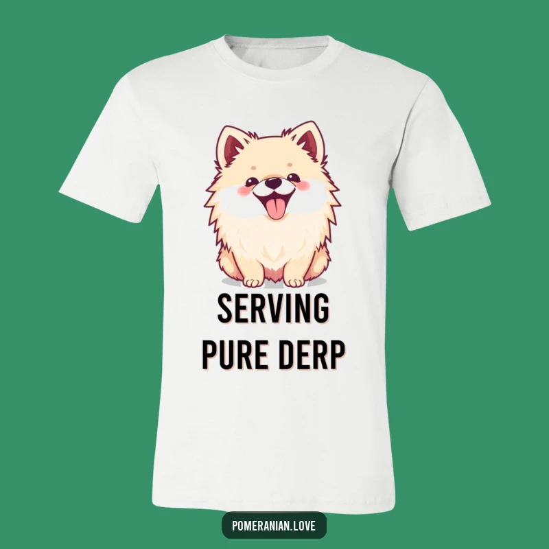 Funny Pomeranian Tongue Out T-Shirt: Wear Your Happy Dog's Hilarious Expression!