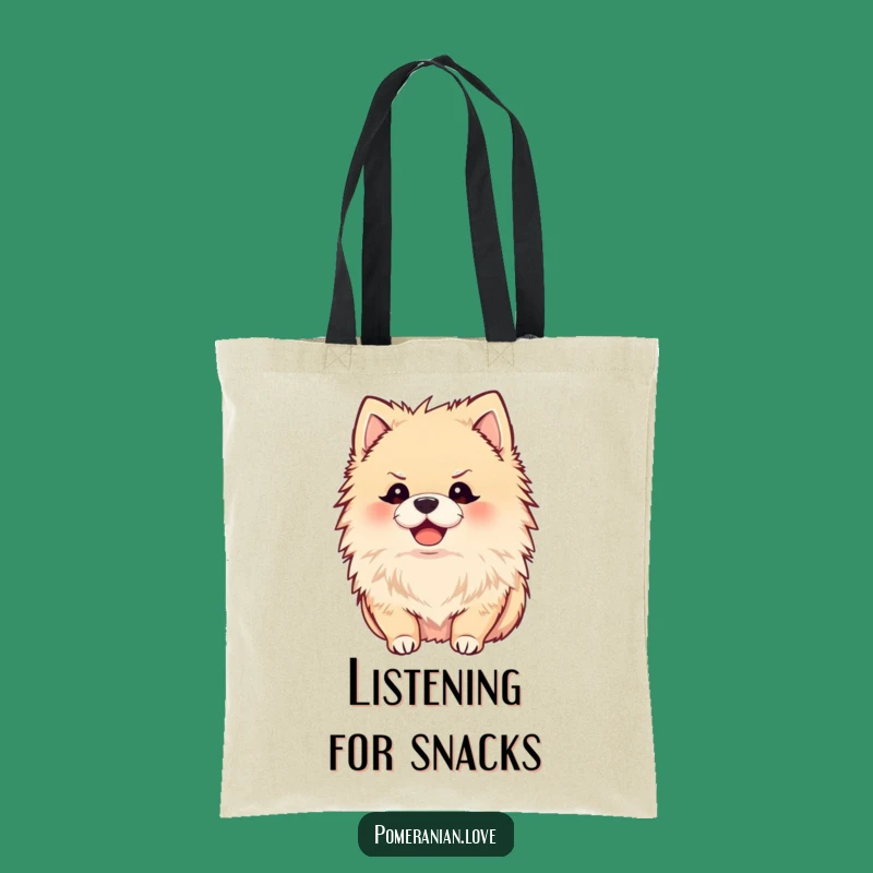 Funny Joyful Pomeranian Tote Bag - Carry Your Focus in Style Gift