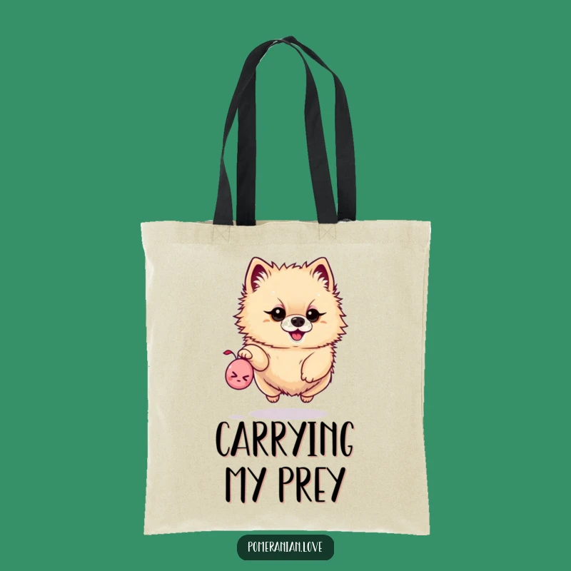Funny Pomeranian Toy Leap Tote Bag - Carry Your Drive